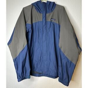 Patagonia Vintage Goretex Jacket #83405 Aquatic Blue Heather Medium